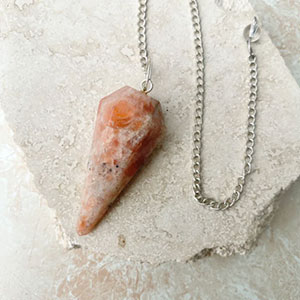 Sunstone-Faceted-Pendulum